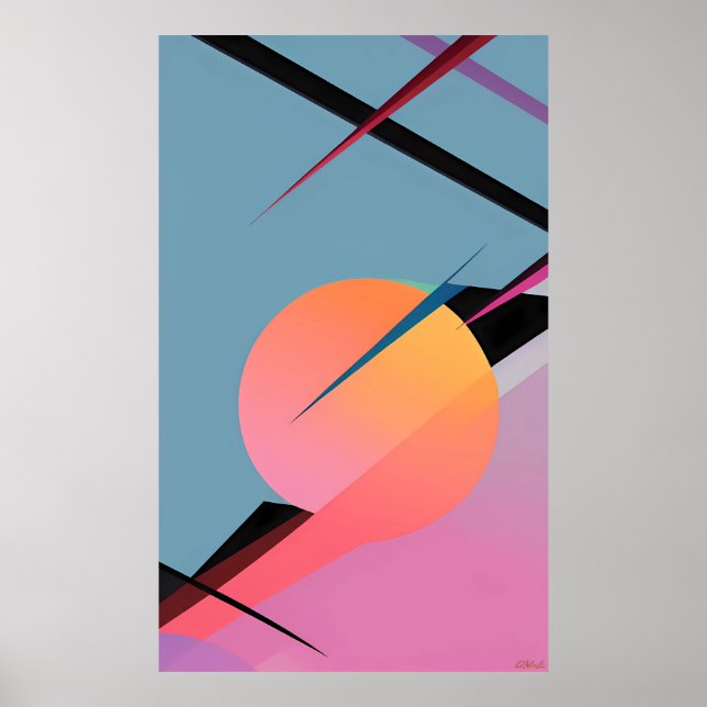 Poster Correntes de Gravidade (Frente)