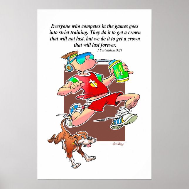 Pôster Correr A Boa Corrida (Frente)