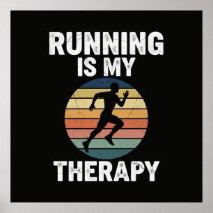 Poster Correr É Minha Terapia