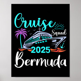 Poster Correspondência de Férias da Família Bermuda Cruis