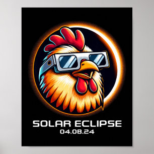 Poster Correspondência de Totalidade de Frango Solar Ecli