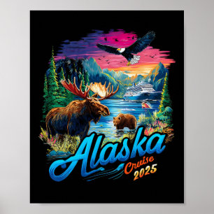 Poster Correspondência Família Amigos E Grupo Alaskan Ala