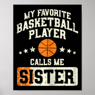 Poster Correspondência Familiar De Jogadores De Basquete