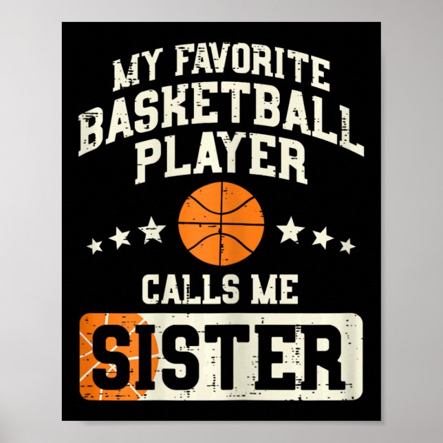 Poster Correspondência Familiar De Jogadores De Basquete  (Frente)