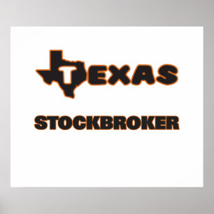 Poster Corretor da bolsa de Texas