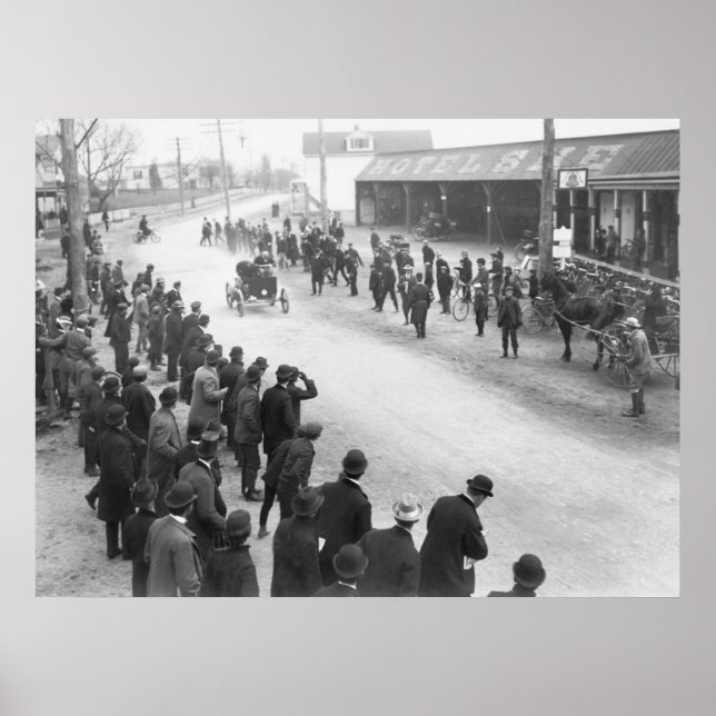 Pôster Corrida Automática de Springfield: 1900 (Frente)