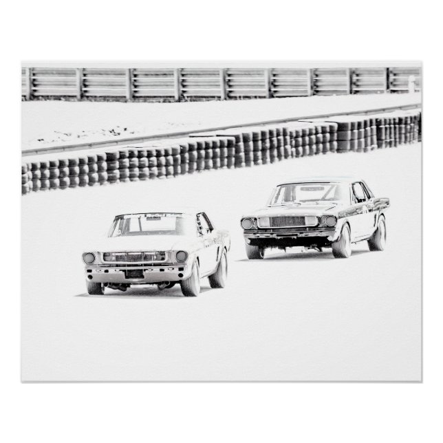 Pôster Corrida de Cavalo (Frente)