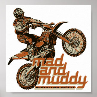 Pôster Corrida de Moto