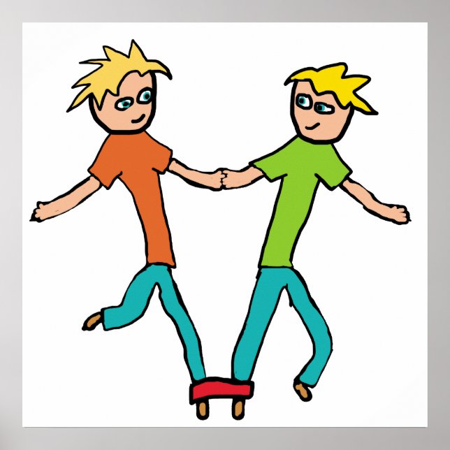 Poster Corrida de três pernas (Frente)