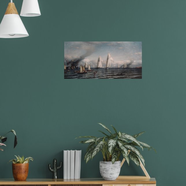 Poster Corrida Internacional Finish-First para a Copa Amé (Sala de Estar 1)