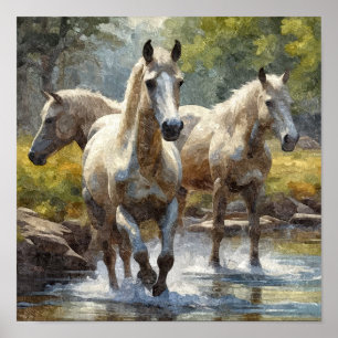 Poster corridas de cavalos