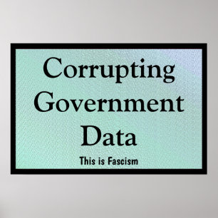 Poster Corrompendo Dados Governamentais