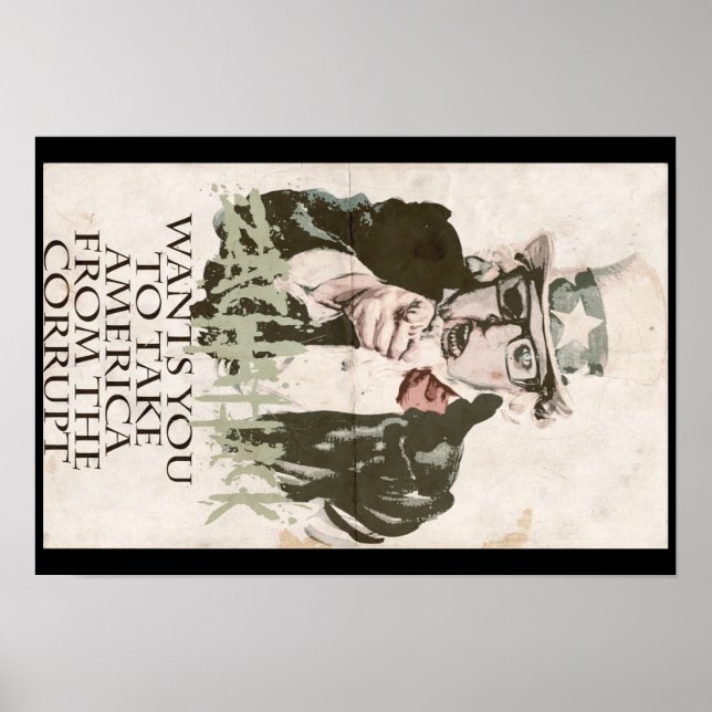 Poster Corrupção! (Frente)