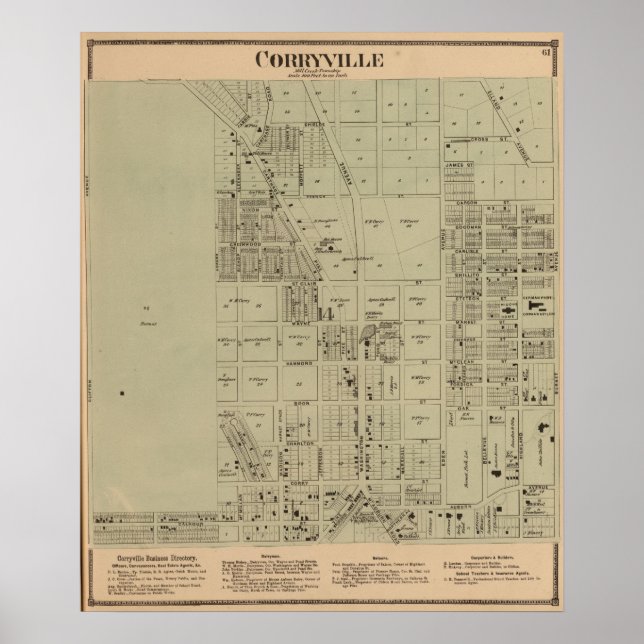 Poster Corryville, Ohio (Frente)