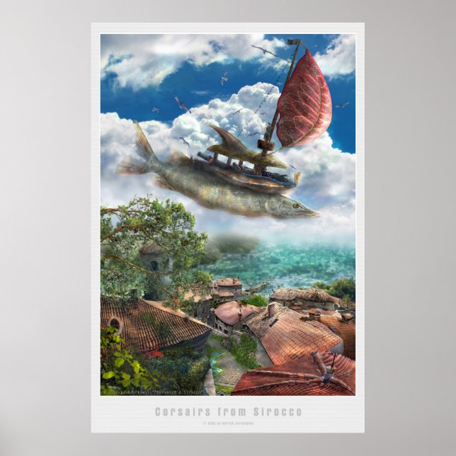 Pôster Corsairs de Sirroco | Surreal (Frente)