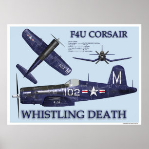 Poster Corsário de F4U