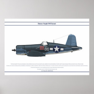 Pôster Corsário EUA VMF-214 2