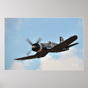 Pôster Corsário GullWing de F4U