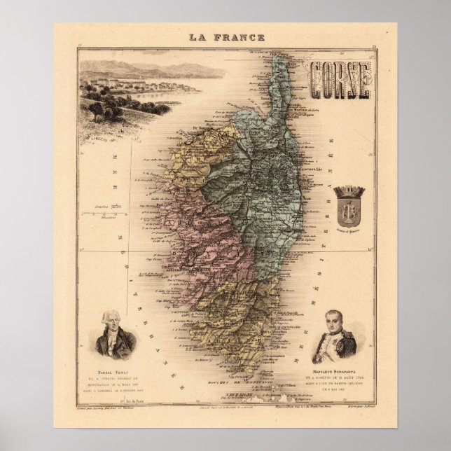 Pôster Córsega (Frente)