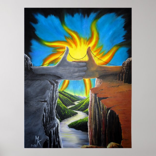 Poster Cortando as lacunas (Frente)