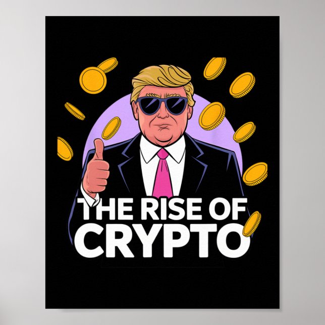 Poster Cortar O Aumento Da Trumagem De Bitamola Crypto Pa (Frente)