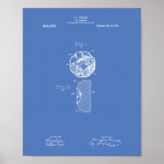 Poster Cortar o Diamond 1910 do projeto de arte patentead