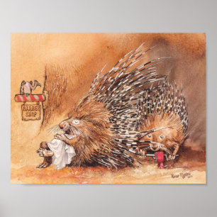 Pôster corte de cabelo incomum