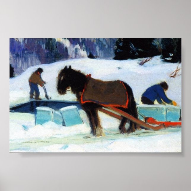 Poster Corte De Gelo, Clarence Gagnon (Frente)