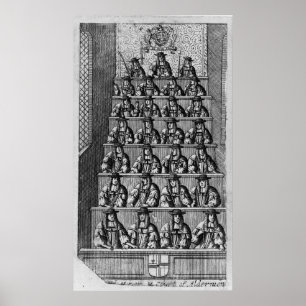 Pôster Corte dos vereadores, c.1690