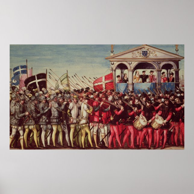 Poster Cortege de Drummers e Soldados (Frente)