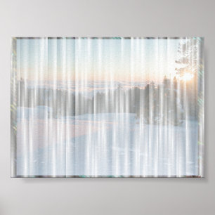 Pôster Cortina branca nº 1