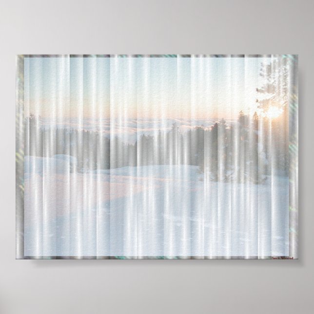 Pôster Cortina branca nº 1 (Frente)