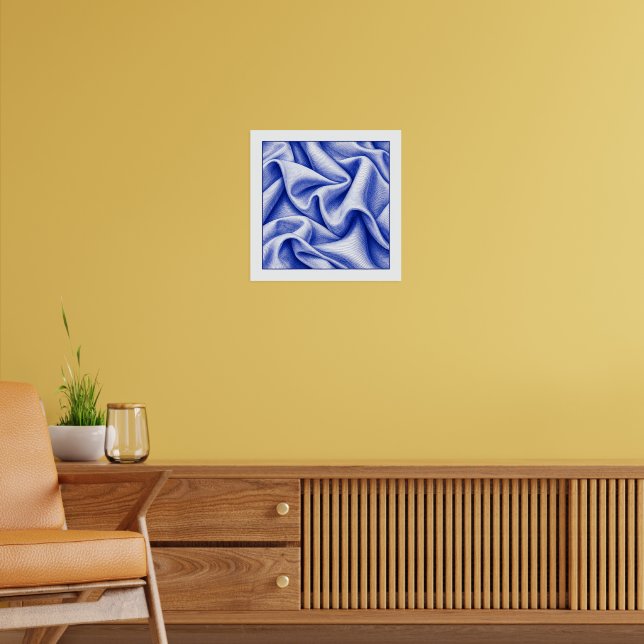 Poster Cortinas de Cobalto (Sala de Estar 2)