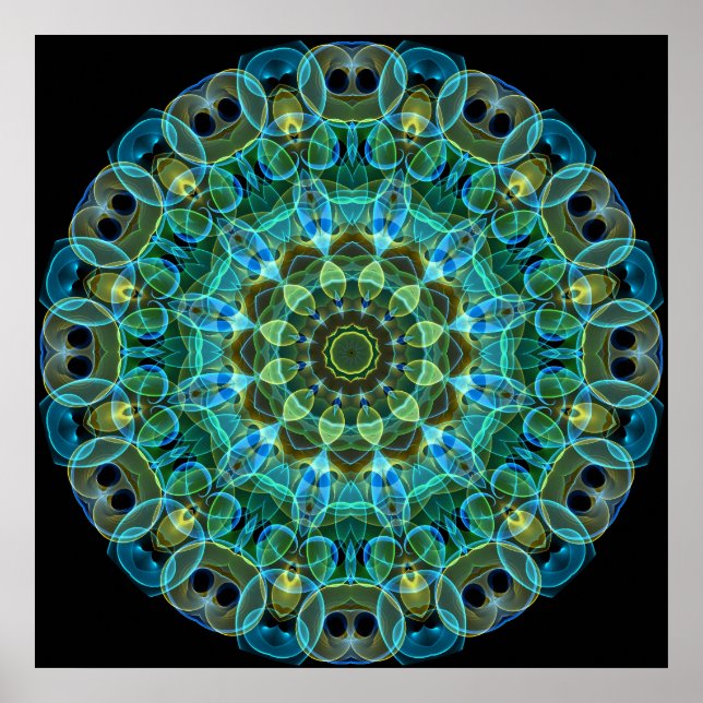 Poster Coruja Coleidoscópio (Frente)