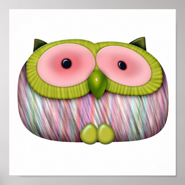 Pôster coruja de mostarda (Frente)