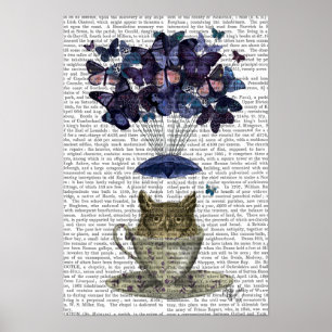 Poster Coruja No Teacup