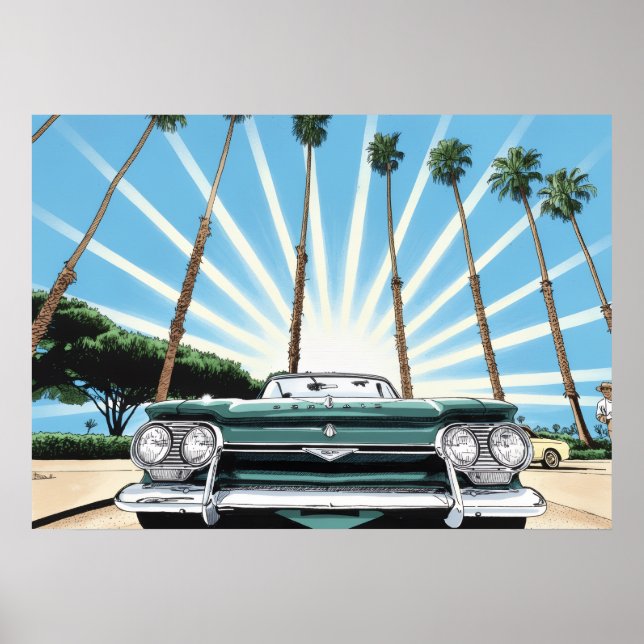 Poster Corvair Pop Art (Frente)