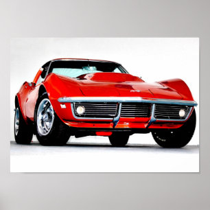 Poster Corveta 1968 L-88