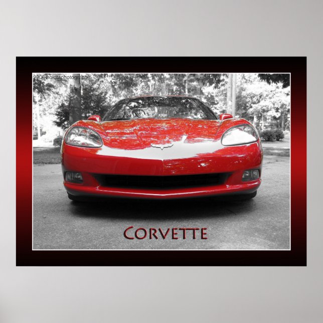 Pôster Corvette 2005 (Frente)