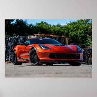 Poster Corvette C7 Z06