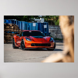 Poster Corvette C7 Z06