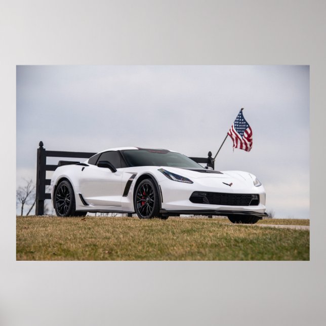 Poster Corvette C7 Z06 (Frente)