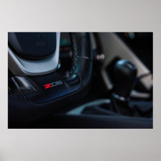 Poster Corvette C7 Z06