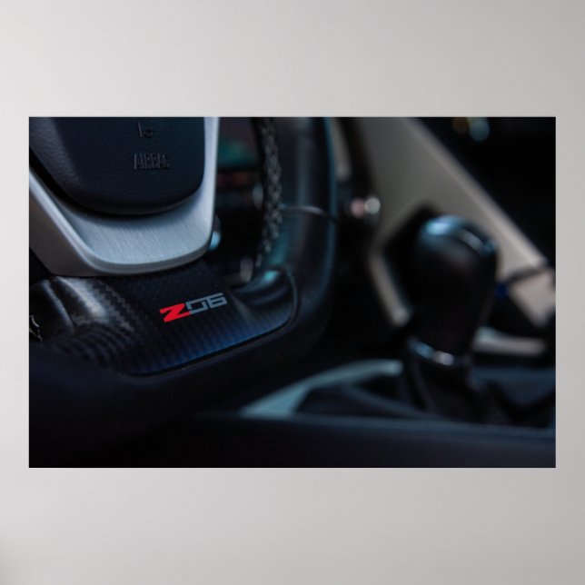 Poster Corvette C7 Z06 (Frente)