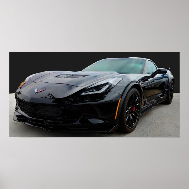 PÔSTER CORVETTE ZO6 2017 (Frente)