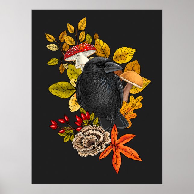 Poster Corvo de outono (Frente)