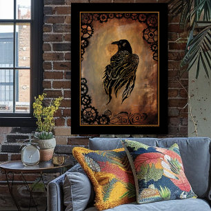 Pôster Corvo do maquinismo de relojoaria