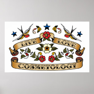 Poster Cosmetologia do Live Love