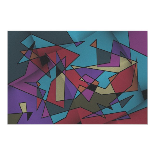 Pôster Cosmic Geometry Explosion (Frente)