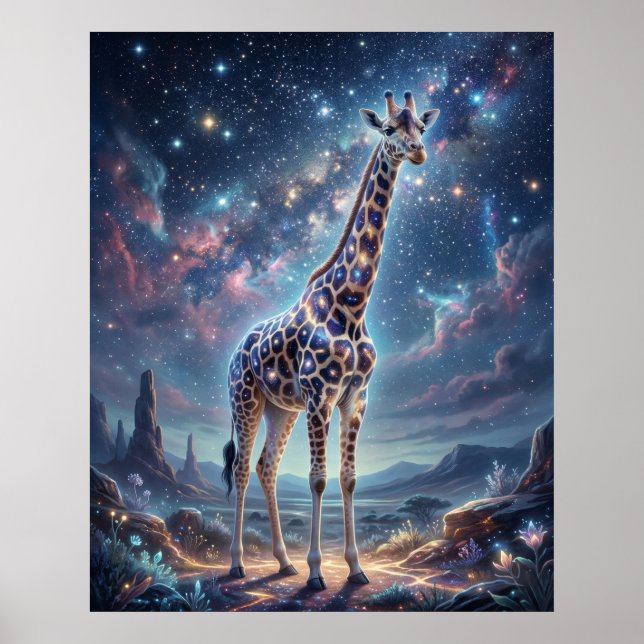 Poster Cosmic Giraffe Star Canopy (Frente)